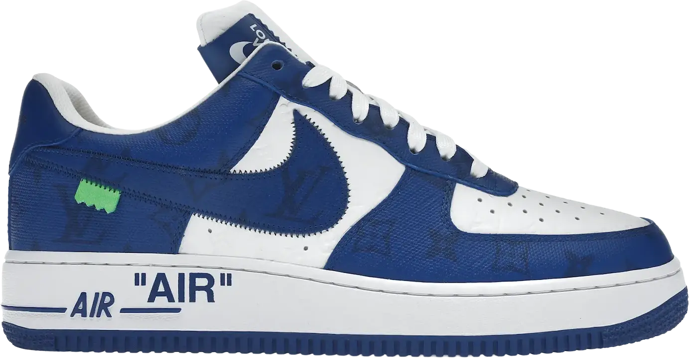 Louis Vuitton Nike Air Force 1 Low By Virgil Abloh White Royal (